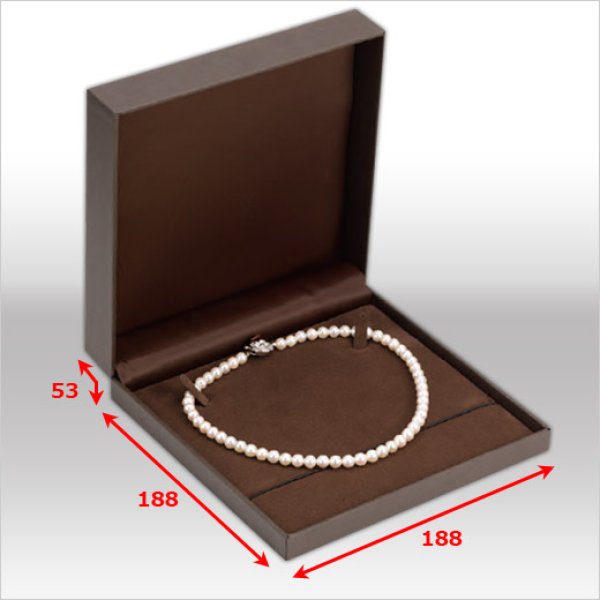 画像4: 送料無料・ジュエリー用ケース CB-4000シリーズ 188×188×53mm「6セット」(ネックレス用)全5色 (4)