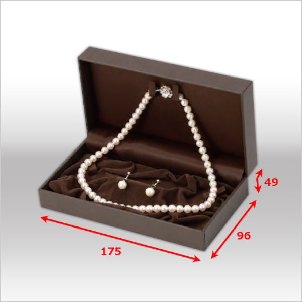 画像4: 送料無料・ジュエリー用ケース CB-4000シリーズ 175×96×49mm「6セット」(ネックレス・イヤリング・ピアス用)全5色 (4)