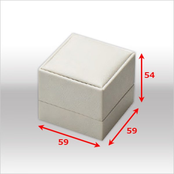 画像3: 送料無料・ジュエリー用ケース CB-790シリーズ 59×59×54mm「12セット」(リング・イヤリング・ピアス・幅広リング用)全3色 (3)