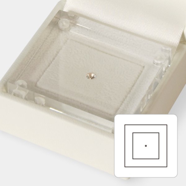 画像5: 送料無料・アクセサリー用ギフト箱 プロポーズルースケース 外寸:50×50×50mm ルース用「1箱」 (5)