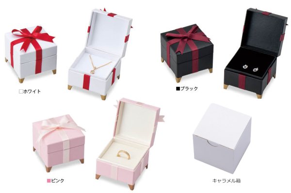 画像3: 送料無料・アクセサリー用ギフト箱 プチアリス 外寸:60×60×54mm「6個」リング、イヤリング、ピアス、ネックレス用 (3)
