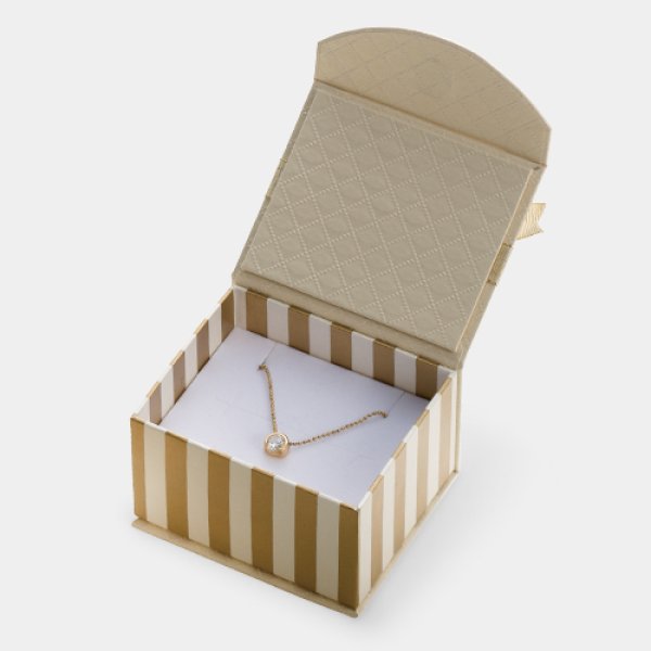 画像4: 送料無料・アクセサリー用ギフト箱 ストライプ 外寸:65×66×40mm「20個」(リング、イヤリング、ピアス、ネックレス用)全5色 (4)