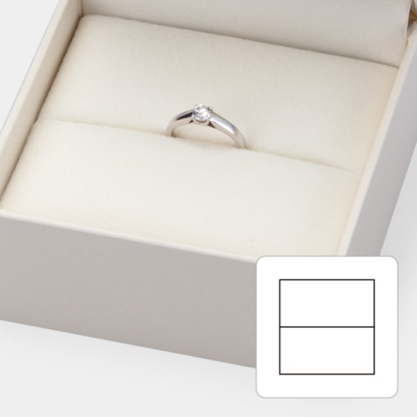 画像5: 送料無料・アクセサリー用ギフト箱 GTシリーズ (11) 外寸:90×90×63mm 「10個」(リング用)全2色 (5)