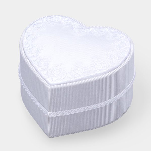 画像3: 送料無料・ブライダル用箱 スイートハート 外寸:70×65×48mm「6個」リング用 (3)