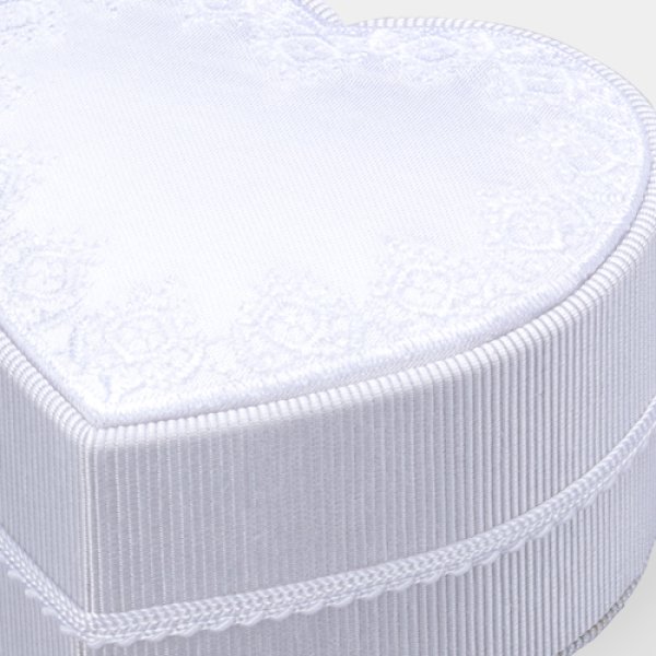 画像5: 送料無料・ブライダル用箱 スイートハート 外寸:70×65×48mm「6個」リング用 (5)