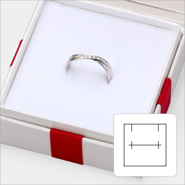 画像5: 送料無料・アクセサリー用ギフト箱 PA-200シリーズ(1) 外寸:61×61×39mm リング、イヤリング、ピアス、ネックレス用「20個」全3色 (5)