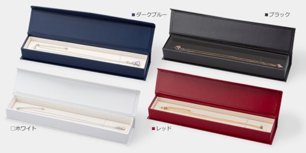 画像7: 送料無料・アクセサリー用ギフト箱 PB-010シリーズ(3) 外寸:230×45×28mm ネックレス用「20個」全4色 (7)