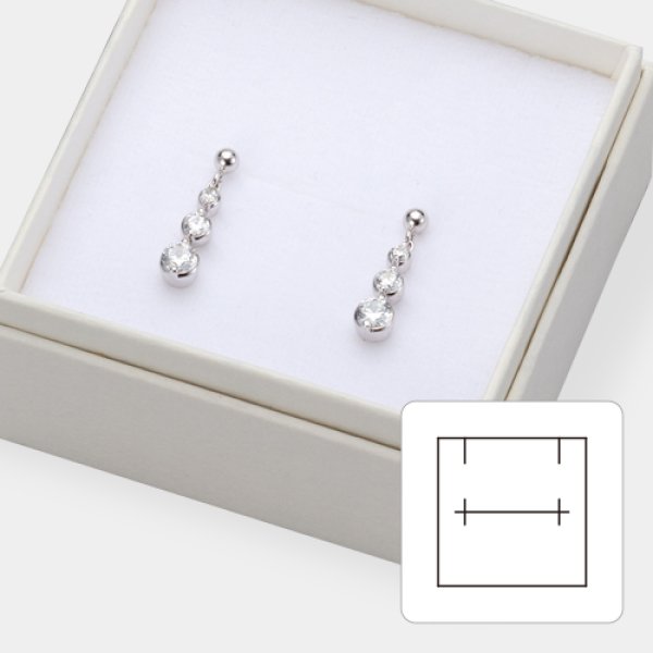 画像5: 送料無料・アクセサリー用ギフト箱 PC-360シリーズ(1) 外寸:61×61×48mm「20個」(リング、イヤリング、ピアス、ネックレス用)全4色 (5)