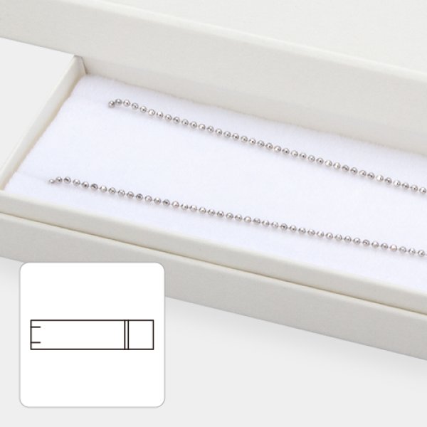 画像9: 送料無料・アクセサリー用ギフト箱 PC-360シリーズ（3） 外寸：226×50×26mm「10個」（フリー、ネックレス用）全4色 (9)