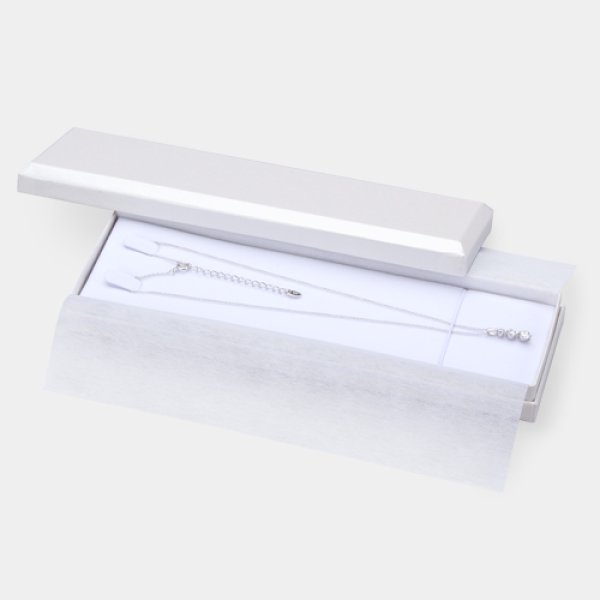 画像3: 送料無料・アクセサリー用ギフト箱 PC-501シリーズ(5) 外寸:205×61×27mm ネックレス用「12個」全7色 (3)