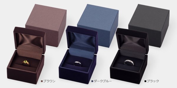 画像6: 送料無料・アクセサリー用ギフト箱 RSシリーズ(1) 外寸:70×70×53mm「10個」(リング、イヤリング、ピアス、ペンダント)全3色 (6)