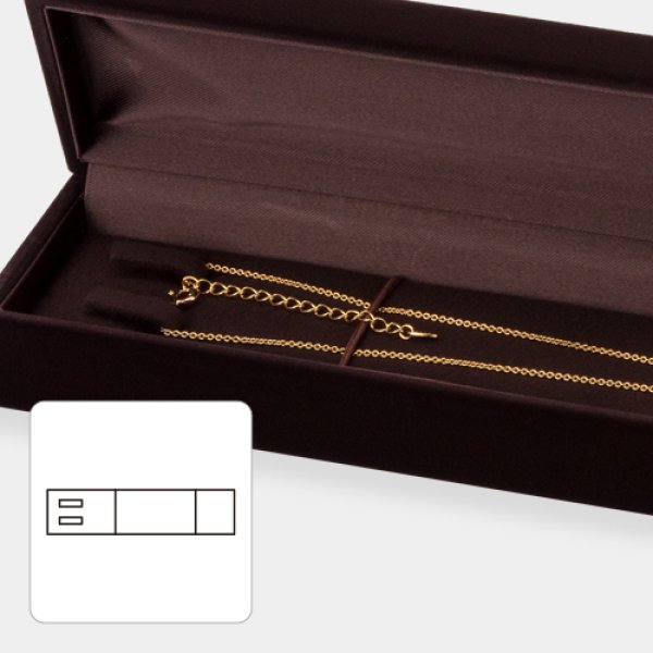 画像5: 送料無料・アクセサリー用ギフト箱 RSシリーズ(6) 外寸:237×56×36mm「10個」(ネックレス用)全3色 (5)