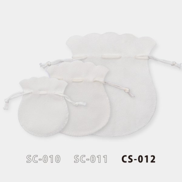 画像5: 送料無料・アクセサリー用ポーチ SC-010シリーズ スエードポーチ(3) 外寸:120×137mm 「100枚」全6色 (5)