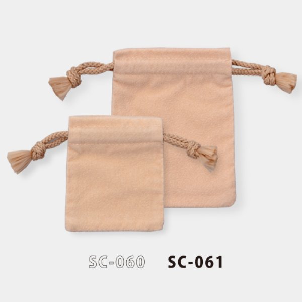 画像5: 送料無料・アクセサリー用ポーチ SC-061 スクエアポーチ(2) 外寸:90×120mm 「100枚」全6色 (5)