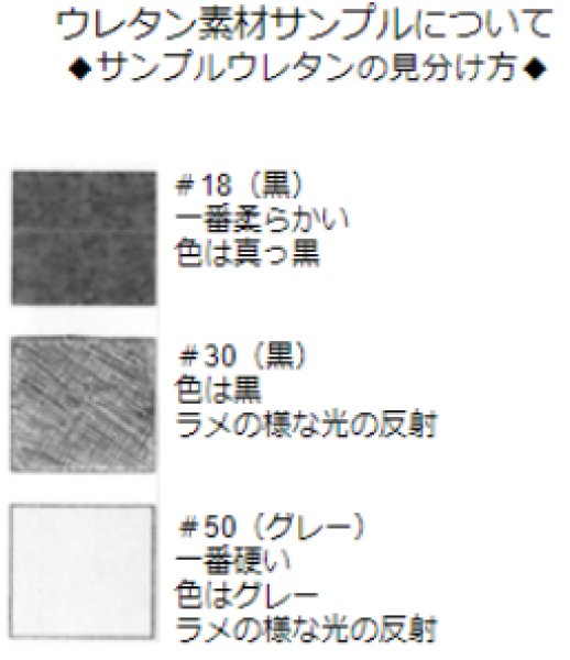 ウレタン(柔 #18<#30<#50 硬)