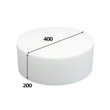 円柱発泡スチロール 400φ×250mm「1個」 | ダンボール箱・梱包