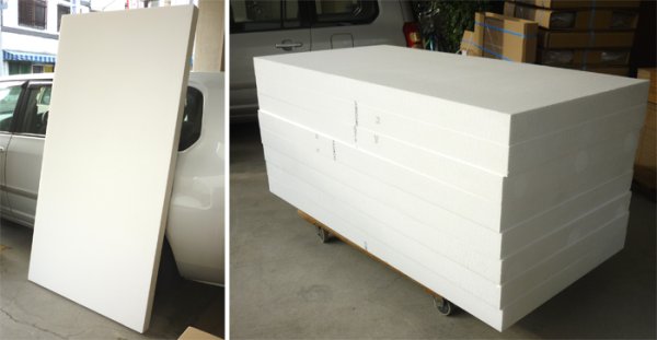 画像2: 送料無料・発泡スチロール板3×6(サブロク)920×1,820×40mm厚「2枚・4枚」 (2)