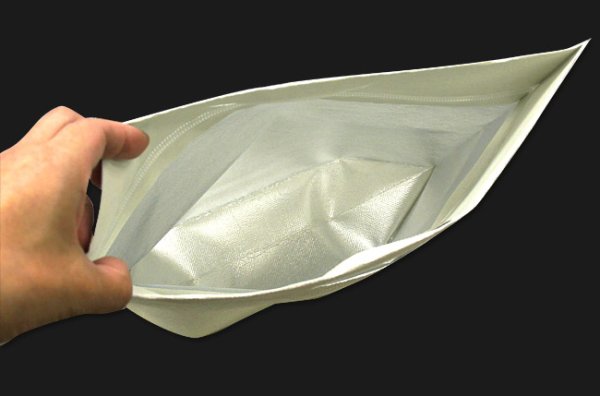 画像5: 送料無料・不織布製保冷バッグ　カラークール チャックシール 小判抜き「200枚・500枚・2000枚」全2サイズ×全6色 (5)