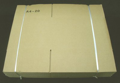 画像1: ダンボール箱　「A4書類サイズ（310×220×200mm） 50枚」