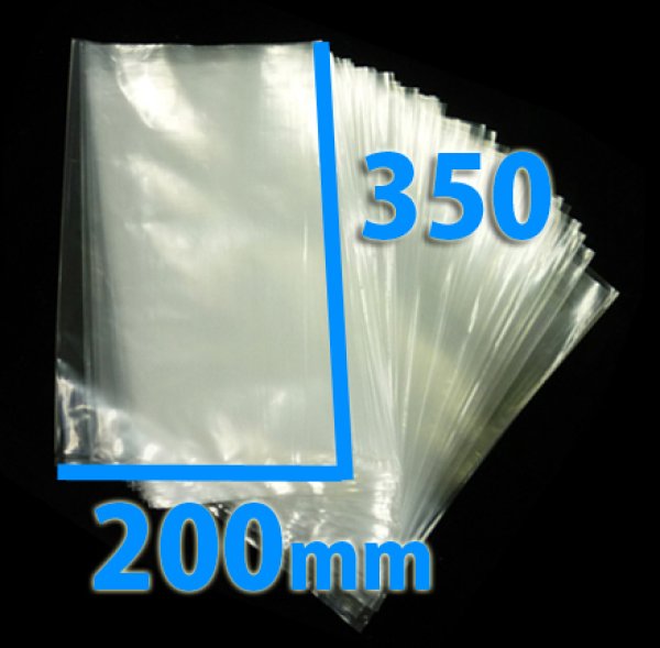 画像2: 規格ポリ袋(No.12)  厚0.03×200×350mm「1,000枚」 (2)