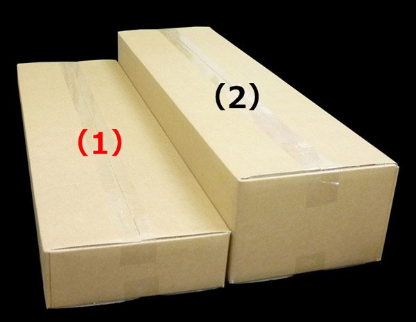 画像4: スケートボード用ダンボール箱(1) 840×235×80mm「1枚」 (4)