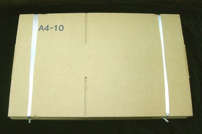 画像1: ダンボール箱　「A4書類サイズ（310×220×100mm） 80枚」