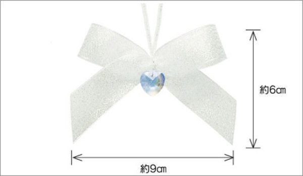 画像3: 送料無料・ラッピング用 ハートクリスタル 約90×60mm 全7種「30本」 (3)