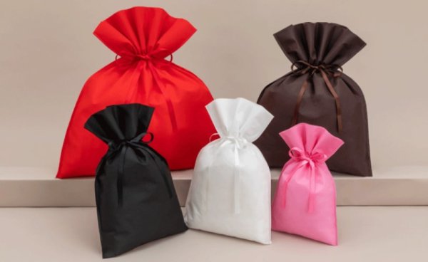 画像4: 送料無料・不織布製巾着(洋風)ギフトバッグ「100枚・500枚・2,000枚」全4種×全5色 (4)