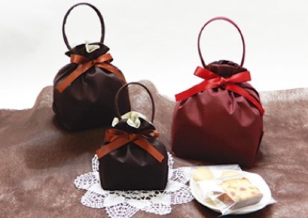 画像2: 送料無料・不織布製巾着(洋風)リボンバッグ「50枚・450枚・2,000枚」全3種×全7色 (2)