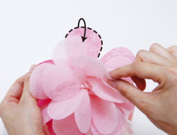 画像2: 送料無料・不織布製ブルーミング巾着 (洋風)「20枚・420枚・2,000枚」全2種×全6色 (2)