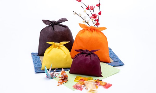 画像3: 送料無料・不織布製巾着（和風）タイパックベーシック「100枚・500枚・2,000枚」全5種×全14色 (3)