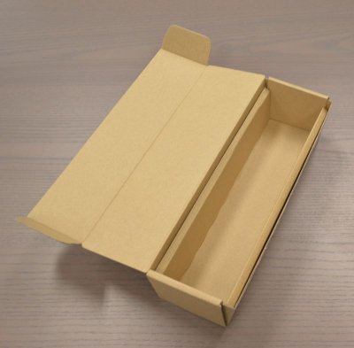 画像2: 送料無料・組立式ダンボール箱 90×315×80mm 「10枚から」ワイン1本用