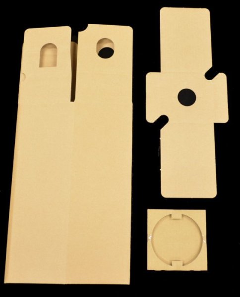 画像2: 送料無料・和洋酒兼用宅配箱 1本用から  適応瓶:約100φ×340Hほか「25箱から」 (2)