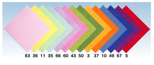 画像3: 送料無料・副資材(ラッピング用)ローヴシート 180×180mmほか  全14色「50枚」 (3)